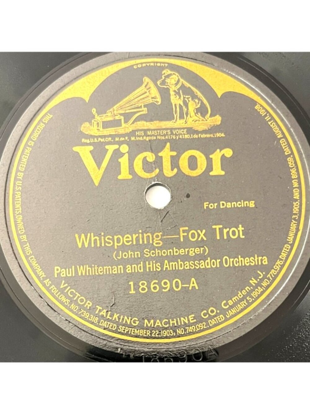 Paul Whiteman - Whispering / The Japanese Sandman - Victor Record 18690 10" - Picture 2 of 4